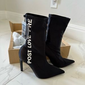 Zara high heel boots size 6 brand new with tags